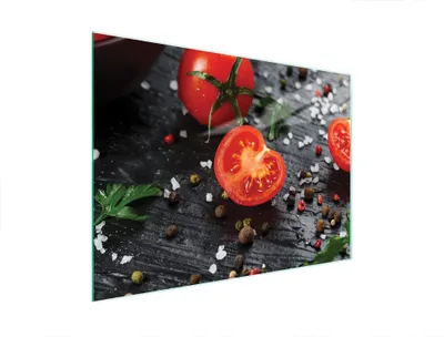 Image de Planche à découper en verre 40x30 Tomate