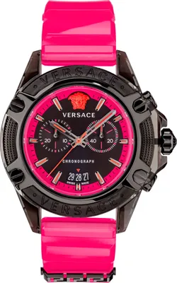 Versace Uni Chronograph Icon Active fioletowo-czarny