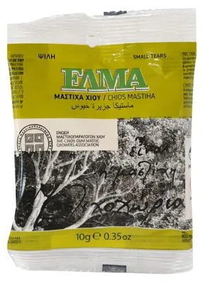 Productafbeelding van Mastiha Shop Mastix uit Chios, 10 gram (S). Traditioneel, natuurlijk hars, beschermde oorsprongsbenaming (PDO)
