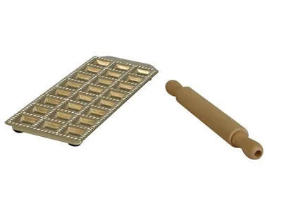 Zdjęcie produktu dla GSD Ravioliform "Ravioli Classici", mit Teigrolle 29 005