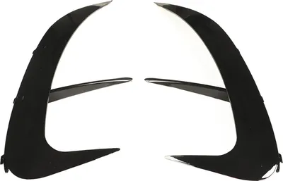 Image de Couvercle d'aération du pare-chocs arrière, spoiler, remplacement ABS pour Mercedes-Benz Classe C W206 AMG-Line 2021 et plus, noir brillant