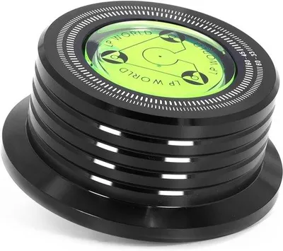 Image de Stabilisateur pour platine vinyle, avec niveau à bulle