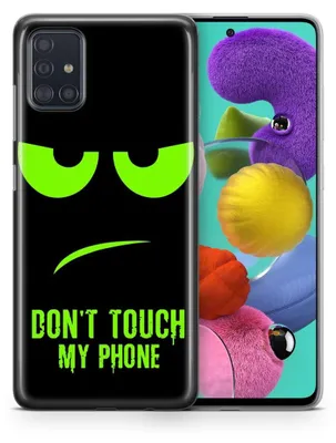 Zdjęcie produktu dla Etui na telefon komórkowy Pokrowiec ochronny na Samsung Galaxy J6 Etui Bumper Cases TPU, Model: Samsung Galaxy J6, Wybierz wzór: Dont Touch My Phone Green