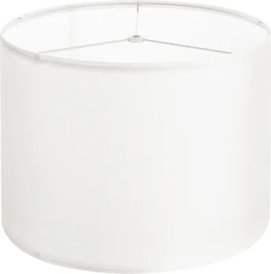 Obrázok produktu pre VEVOR tienidlo bubon 33 x 33 x 25 cm (hore x dole x vysoko), 1 ks stredné náhradné tienidlo z ľanu + PVC, tienidlo pre stolové lampy stojacie lampy závesné lampy (krémovo biele plátno)