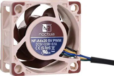 Obrázek produktu pro Noctua NF-A4X20 5V PWM, Ventilátor, 4 cm, 1100 ot/min, 5000 ot/min, 9,4 m³/h