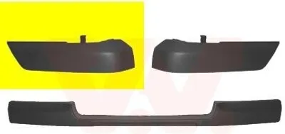 Image de VAN WEZEL 1611584 Cache pare-chocs avant droit pour FIAT Scudo fourgon (220) Scudo combi (220) compatible avec PEUGEOT EXPERT fourgon (222) Expert