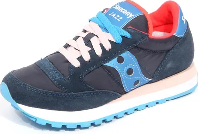 Produktbild von G3794 sneaker donna SAUCONY JAZZ blau Wildleder/Stoff Schuhe Frauen