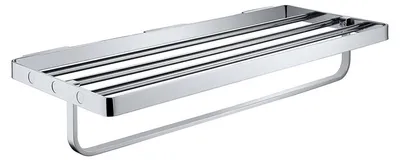 Immagine prodotto di Portasciugamani triplo Bemeta Solo con barra 600 mm cromato