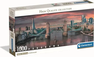 Image de Clementoni - Puzzle Panorama rzeka Tamiza 1000 el. Wysoka Jakość