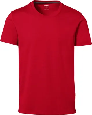 Produktbild von HAKRO Baumwolle Tec T-Shirt Herren #269 Gr. L rot