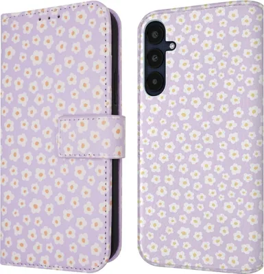 Produktbild von imoshion Design Klapphülle Samsung Galaxy A35 - White Daisy