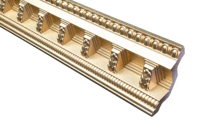 Produktbild von Marbet Deckenleiste B-22 gold aus Styropor EPS - Stuckleisten gemustert, im traditionellen Design - (24 Meter Sparpaket) Stuck Styroporprofile Zierleisten