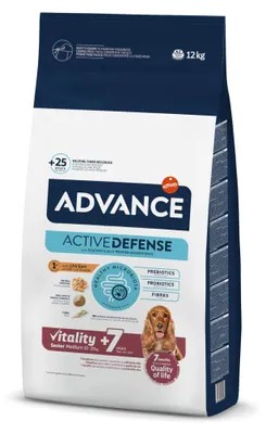 Productafbeelding van ADVANCE CANINE SENIOR, voeding voor oudere honden, middelgroot, met kip, 12 kg (NDR)