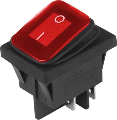 Immagine prodotto di Interruttore elettrico DC 12V/24V, rosso