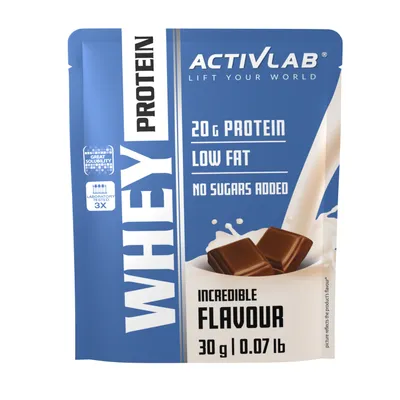 Immagine prodotto di Activlab Whey Protein bustina di proteine del siero del latte WPC gusto cioccolato