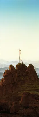 Produktbild von Caspar David Friedrich Kunstdruck Bild - Morgen Im Riesengebirge, 1810, Detail (158 x 53 cm)