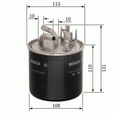Produktbild von Bosch Kraftstofffilter  0 450 906 458