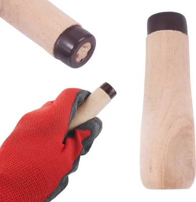 Produktbild von Feilengriff 75 mm Griff für Fielengriff Holzgriff, IN ANDEREN ANGEBOTEN Auch 75 95 115 135 155 mm, Griffstück für Feile Feilenstiel