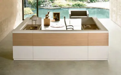 Produktbild von Counter Desk Büromöbel Rezeption Empfangstisch Theke Empfangstheke Möbel Italien