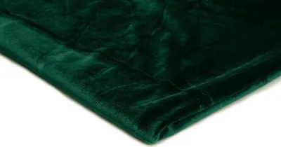 Produktbild von Pannesamt Stoff, Samt, Velours, Velourstoff Flaschengrün 50 x 150 cm
