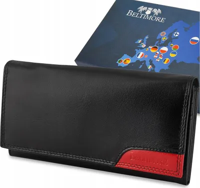 Produktbild von Große Damen-Geldbörse aus Leder mit RFID-Schutz BELTIMORE
