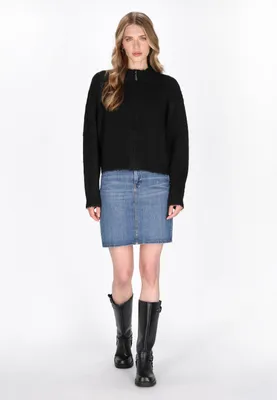 Image de Pull pour femme SAPORTA - noir, taille M/L