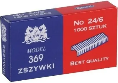 Zdjęcie produktu dla Zszywki 24/6 Grand (10) 110-1388 0227