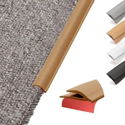Obrázok produktu pre Hnedá samolepiaca prechodová lišta, 10 m, PVC