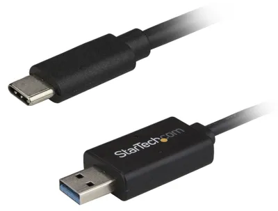 Zdjęcie produktu dla StarTech.com USBC3LINK, 2 m, USB A, USB C, USB 3.2 Gen 1 (3.1 Gen 1), 5 Gbit/s, Czarny
