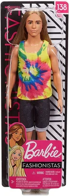 Produktbild von Mattel GHW66 - Barbie - Fashionistas - Ken mit langen blonden Haar