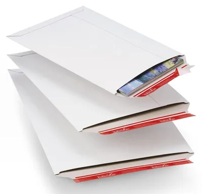 Produktbild von Dinkhauser Kartonversandtaschen für DIN B4 weiß - Bürokleinmaterial