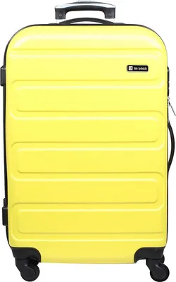 Image de Valise jaune de grande taille, 75 cm, modèle Alexa