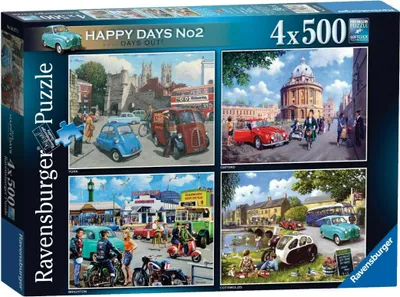 Obrázek produktu pro Ravenbsurger - Puzzle 4X500 Happy Days