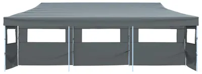 Produktbild von vidaXL Faltpavillon mit 5 Seitenwänden 870x291x315 cm Anthrazit