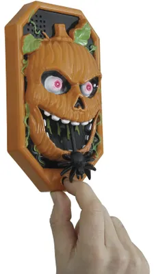 Produktbild von Halloween Türklingel Kürbis mit Licht und Sound, Dekoration 2023