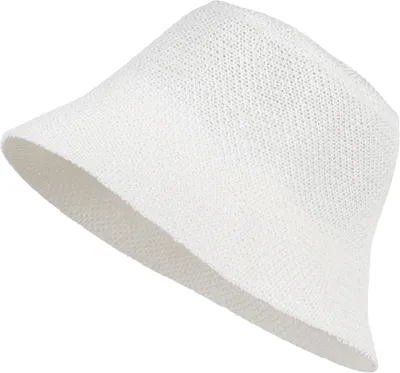 Produktbild von styleBREAKER Damen Papierstroh Sonnenhut | faltbarer Fischerhut | leichter Bucket Hat mit Schweißband | Sommerhut mit Krempe als Sonnenschutz für Outdoor Strand Freizeit