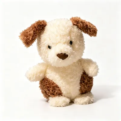 Produktbild von Kuscheltier Hund 30 cm – Weiches Plüschtier für Kinder, Beige