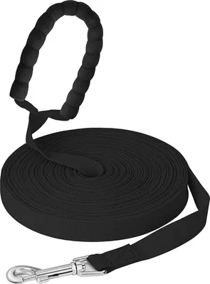 Produktbild von Mittelgroße Hundenleine 30 m - Trainingsleine für Hunde, gepolsterter Griff, Rückruftraining - 30 m lange Hundeleine, Trackingleine, ideal für den Garten