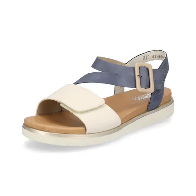 Produktbild von Rieker Damen Sandale blau creme