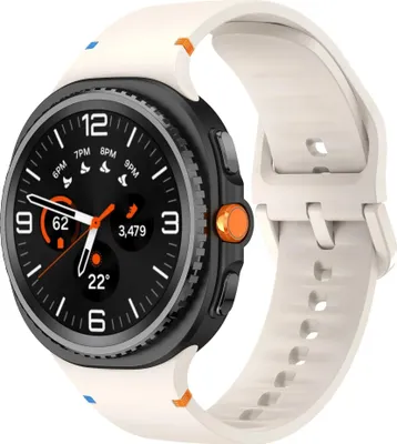 Produktbild von Strap-it Silikonband mit Schnallenverschluss - passend für Samsung Galaxy Watch 8 - 40mm / Galaxy Watch 8 - 44mm / Galaxy Watch 8 Classic (starlight)