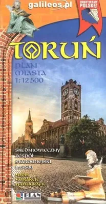 Obrázok produktu pre Toruń, Kujavy, región Chełmińska – mapa – kolektívna práca