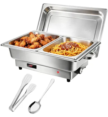 Image de Plat de cuisson électrique - 9 litres - Acier inoxydable - 600 W