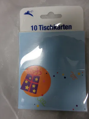 Produktbild von Party Tischkarten Geburtstag
