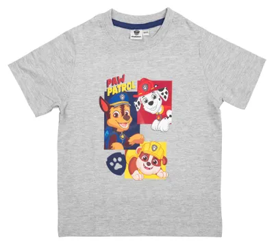 Obrázok produktu pre Tričko Paw Patrol s Chaseom, Marshallom a Rubbleom - detské tričko s krátkym rukávom 98/104