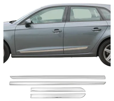 Produktbild von Seitentürleiste Türleisten Türschutzleiste für Togg T10X T10F 2023-2025 Chrom 4x