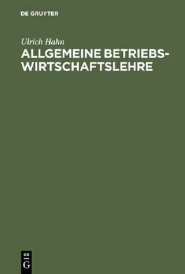 Produktbild von Allgemeine Betriebswirtschaftslehre