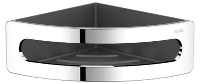 Produktbild von Keuco Elegance Eckschwammkorb 2-teilig 180 mm verchromt/anthrazit - 11657010001