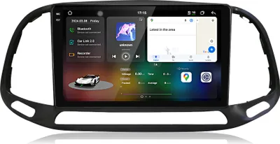 Image de Carplay 9.5" Android 13 Autoradio Für Fiat Doblo 2015-2019 GPS Nav 4G WIFI BT DAB+ SWC 6GB+128GB