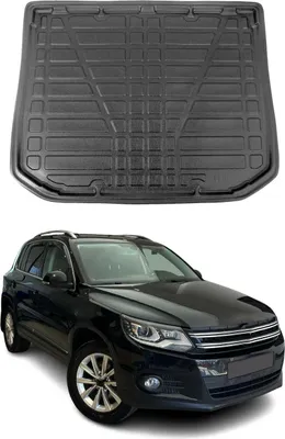 Produktbild von Kofferraumwanne Laderaumwanne für VW Tiguan 2007-2016 Gummi TPE Schwarz