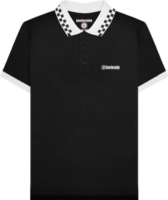 Obrázek produktu pro Lambretta - Pánská polokošile LB371 (XXL) (černá)